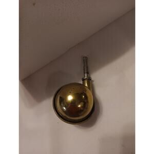 Vintage Shepherd 2” Satellite Brass Tone Caster 3/8 Stem Replacement